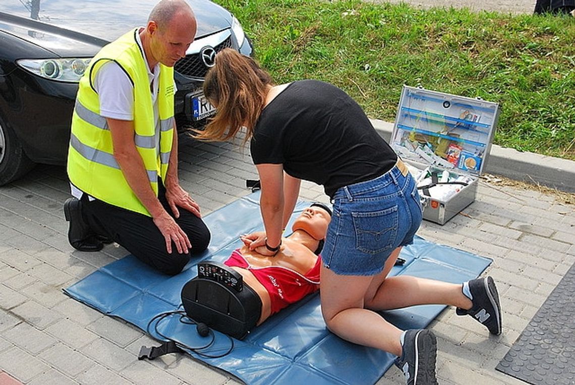 Bezpieczny kierowca i pasażer, akcja edukacyjna krośnieńskiej Policji