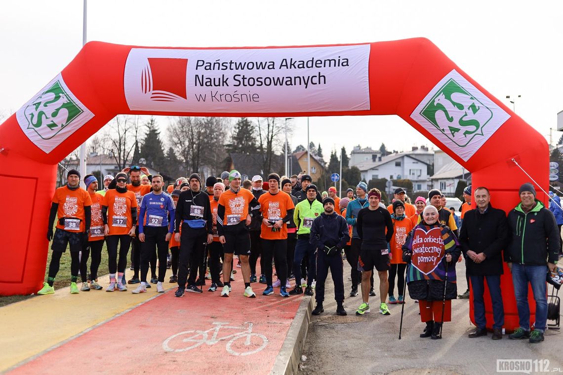 33 Finał WOŚP w Krośnie. Bieg "Policz się z cukrzycą" [ZDJĘCIA]