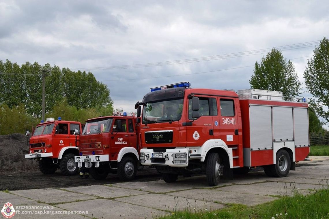 Bóbrka: Ćwiczenia strażaków ochotników