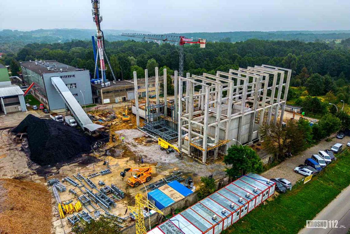 Budowa bloku energetycznego w Krośnie [FOTO, WIDEO]