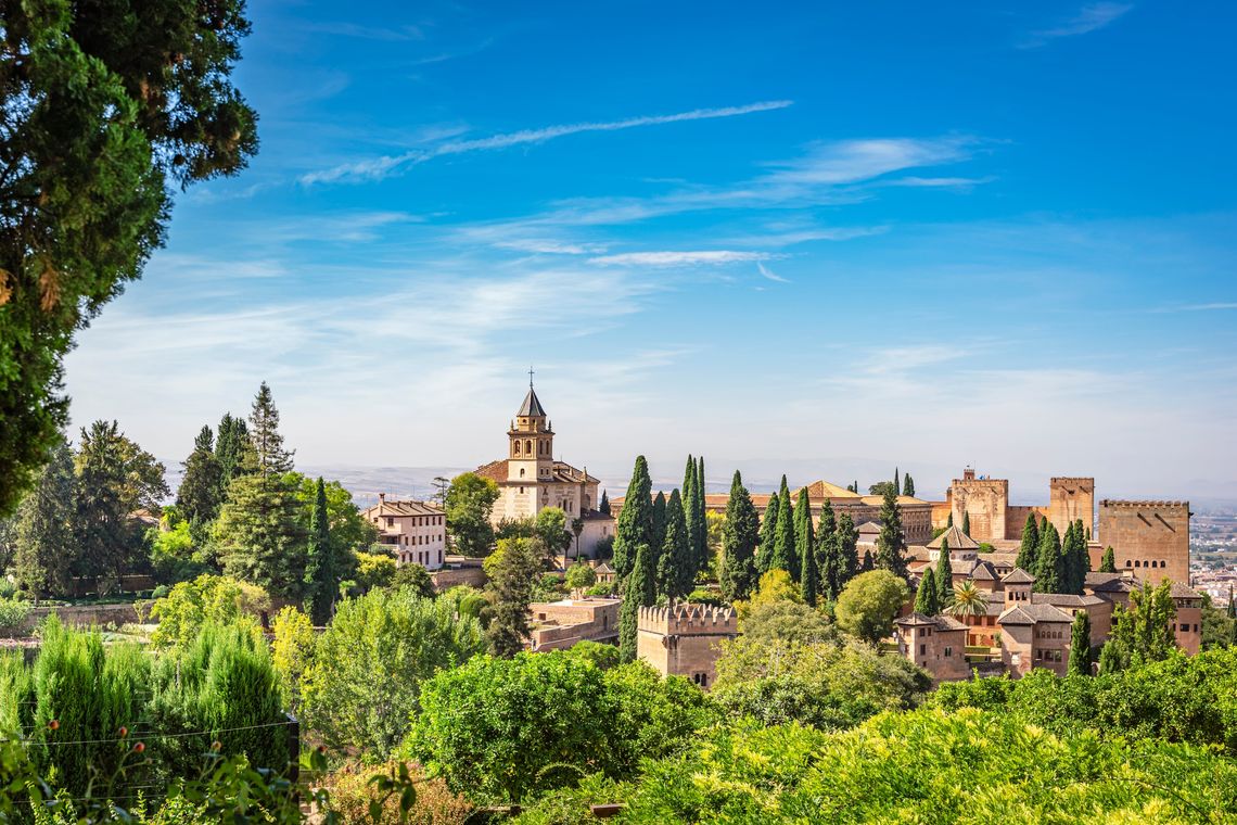 alhambra, pałac i forteca w Granadzie, Andaluzja