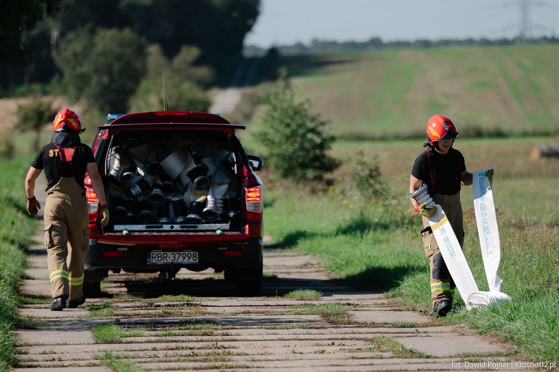 Ćwiczenia Powiatowej Kompanii Zaopatrzenia Wodnego „BRZOZÓW” w Haczowie