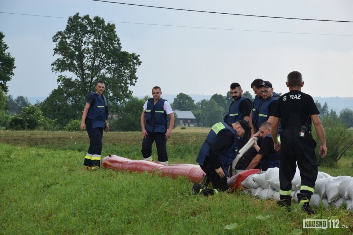 Ćwiczenia służb na wypadek awarii zbiornika wodnego