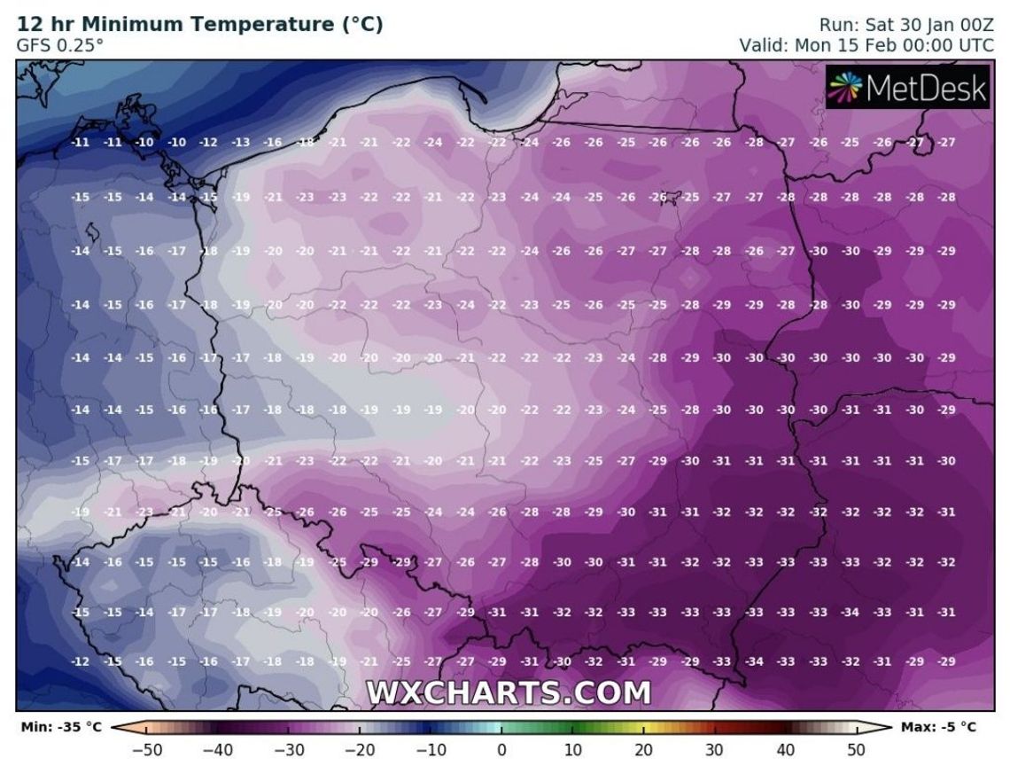 Czekają Nas Siarczyste Mrozy? Prognoza Długoterminowa: -33°C