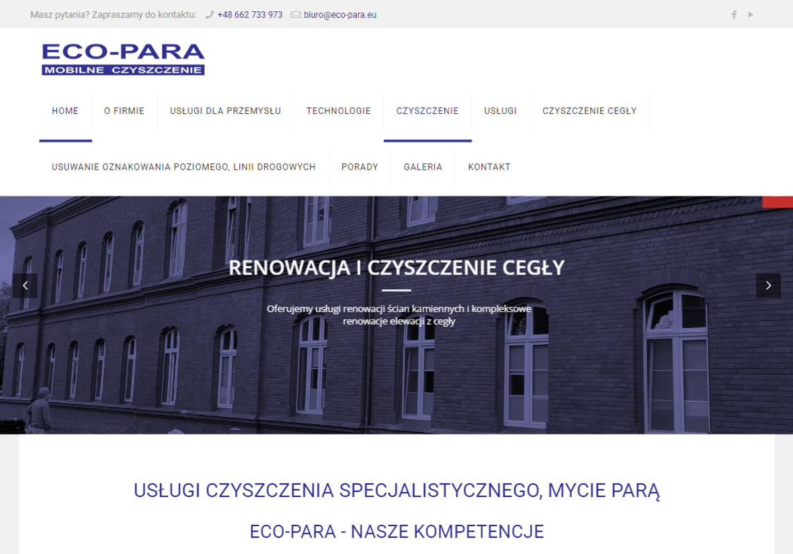 Czyszczenie parą dla firm - jak zadbać o higienę biura, gabinetu lub lokalu? ECO-PARA - profesjonalne czyszczenie parą
