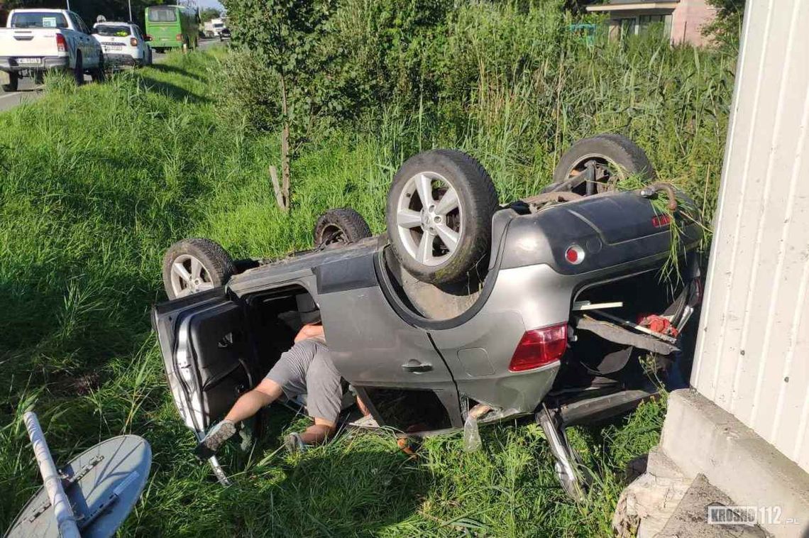 Dachowanie na DK19 w Lutoryżu