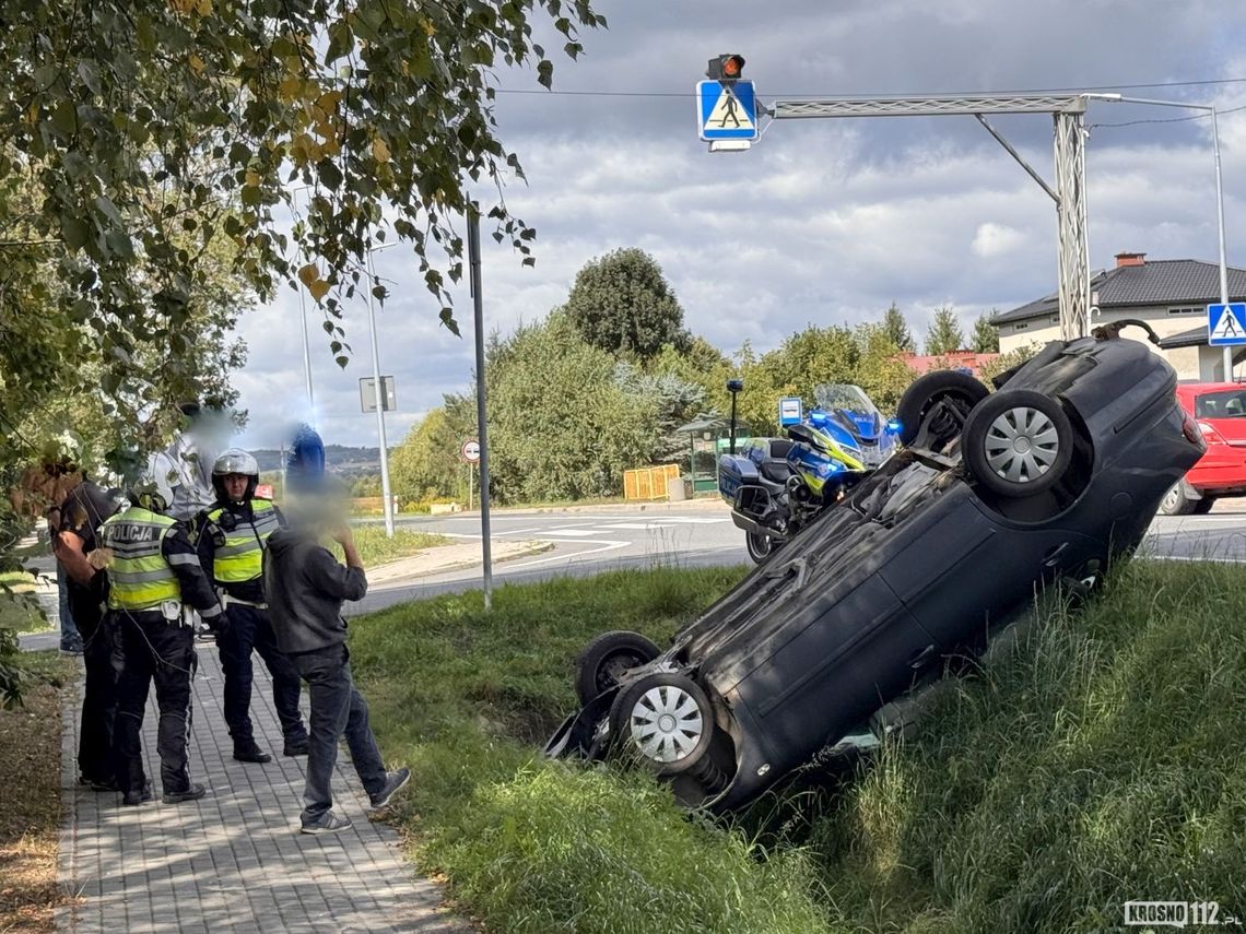 Dachowanie w Moderówce na DK28 Dachowanie w Moderówce na DK28