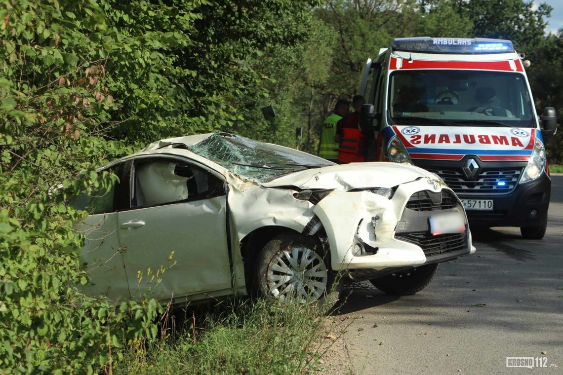 Dachowanie w Równem. 21-latka jechała za szybko