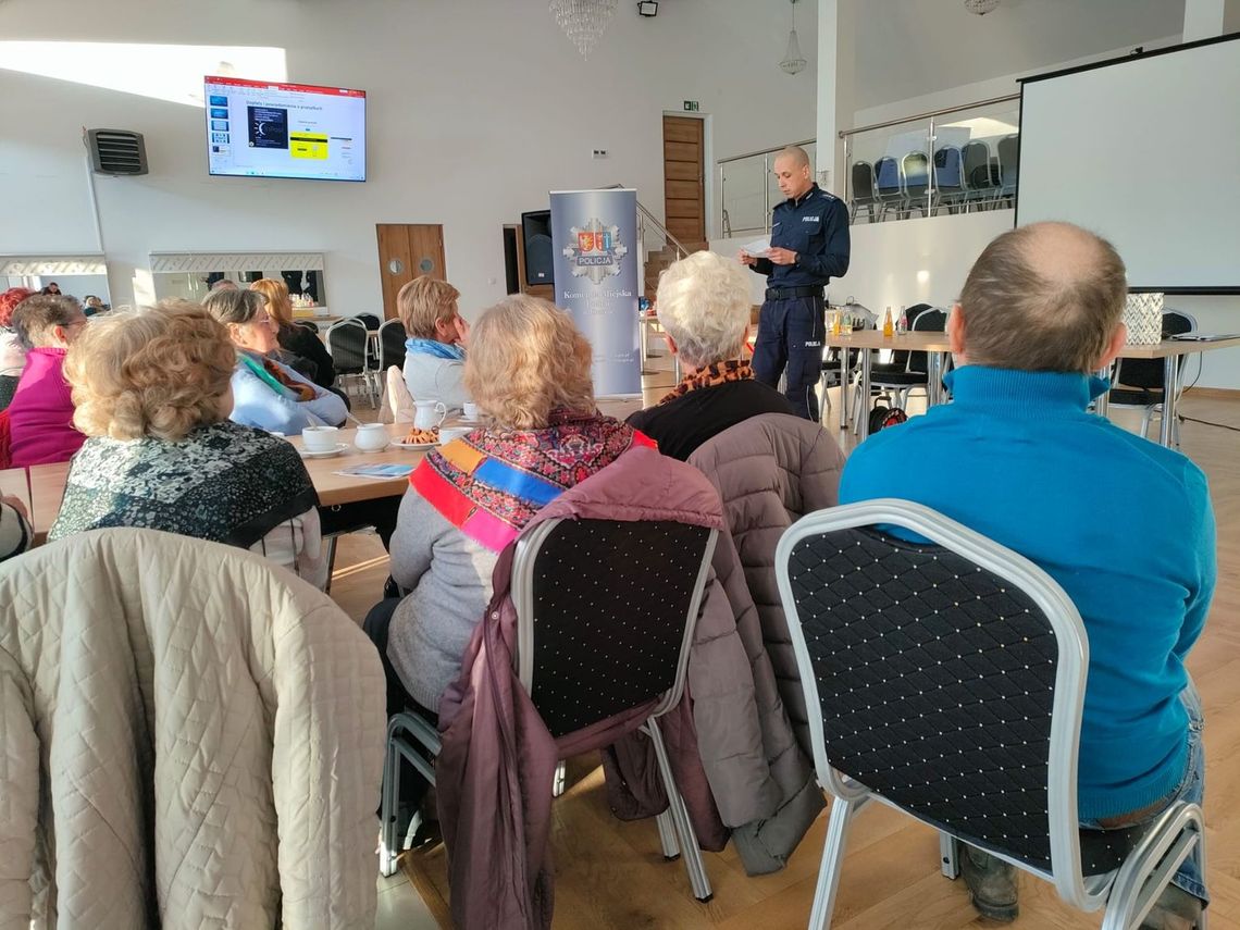 Debata o bezpieczeństwie seniorów w Łękach Dukielskich