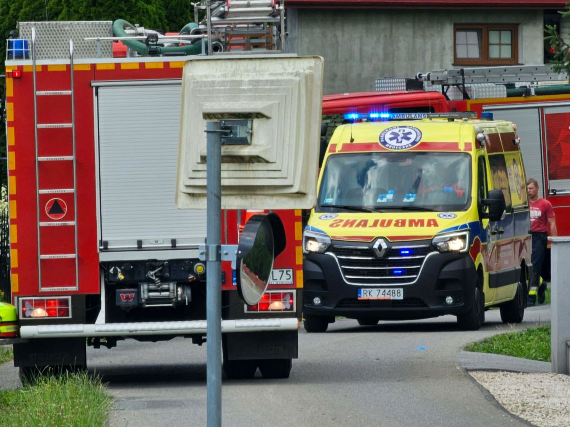 Dramatyczna akcja w jednym z domów w Głowience