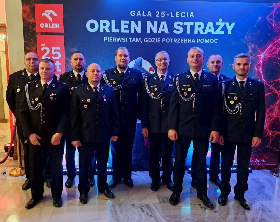 Druhowie z powiatu krośnieńskiego na gali 25-lecia programu „Orlen na straży”