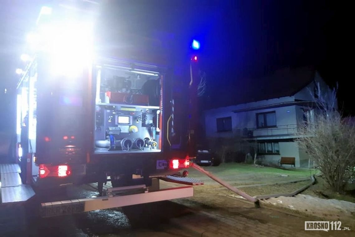 DUKLA: Pożar kotłowni w budynku mieszkalnym