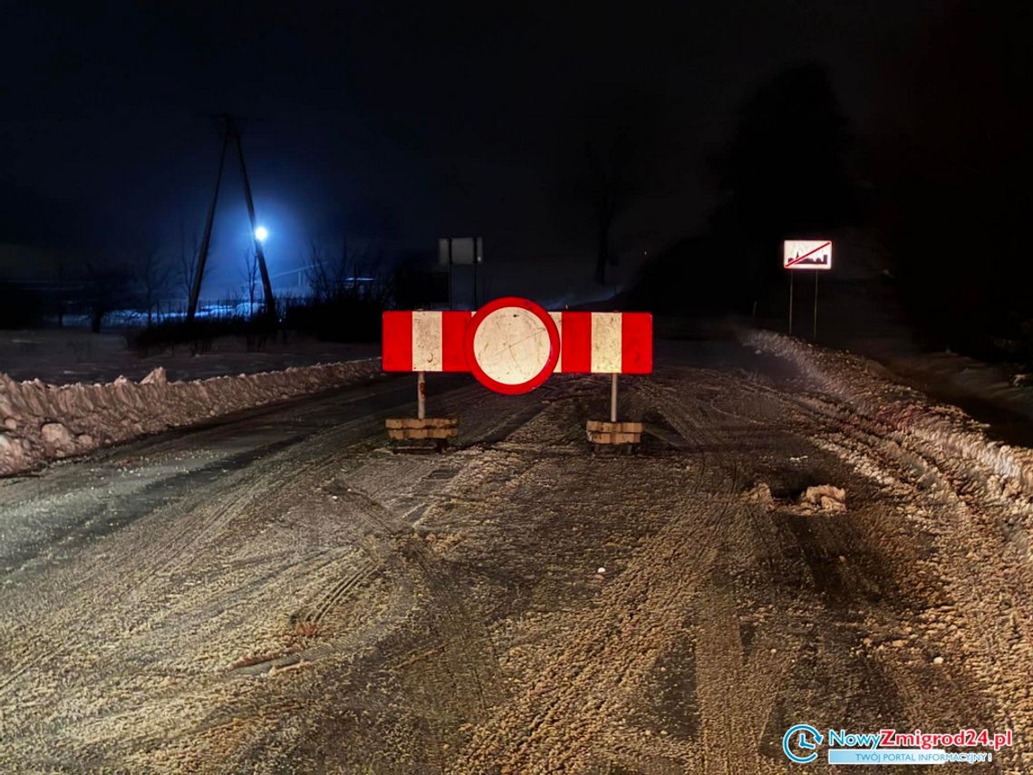 DW993 zamknięta. Trudne warunki pogodowe paraliżują ruch w regionie