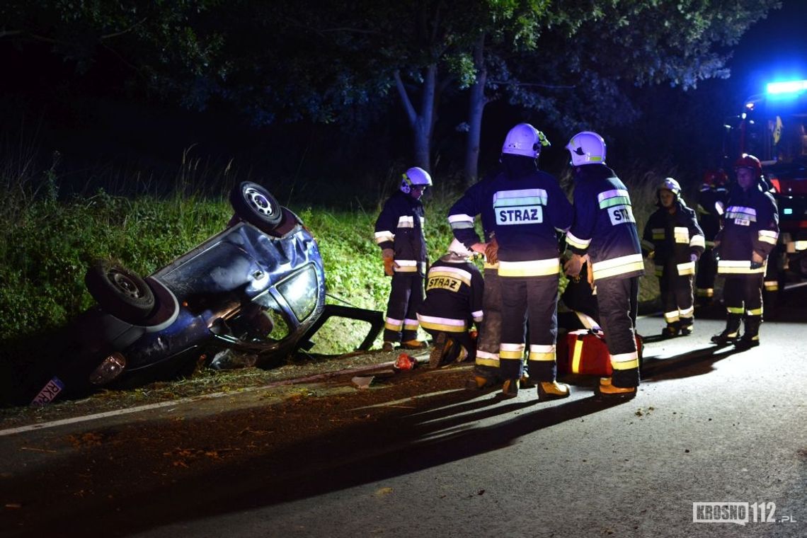 Dwa zdarzenia drogowe w jednym czasie. Jeden z kierowców pijany