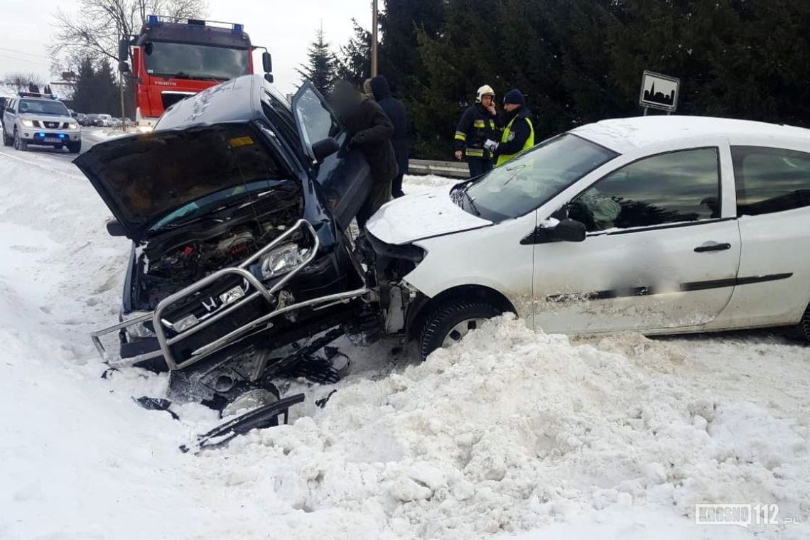 Dwa zdarzenia drogowe w tym samym czasie w Posadzie Górnej