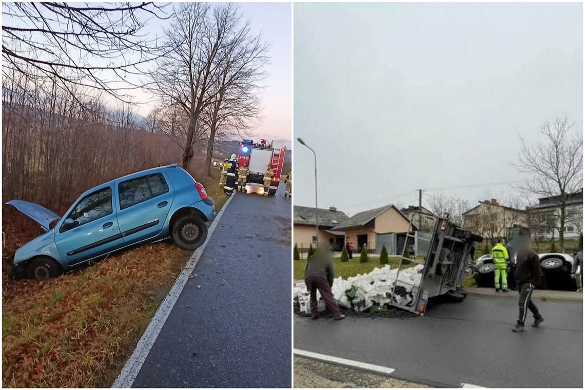 ? Dwa zdarzenia na drodze Chorkówka - Zręcin