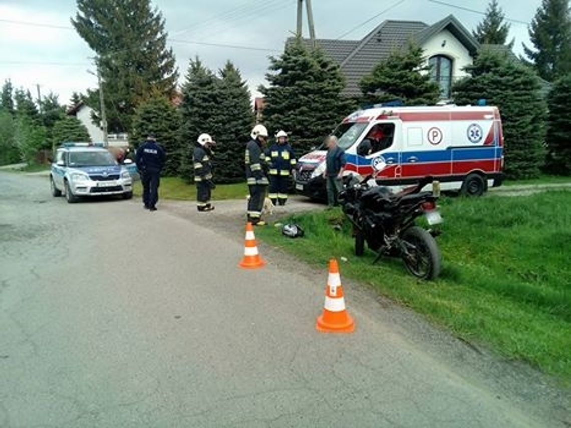 Dwa zdarzenia z udziałem motocyklistów w rejonie Dukli