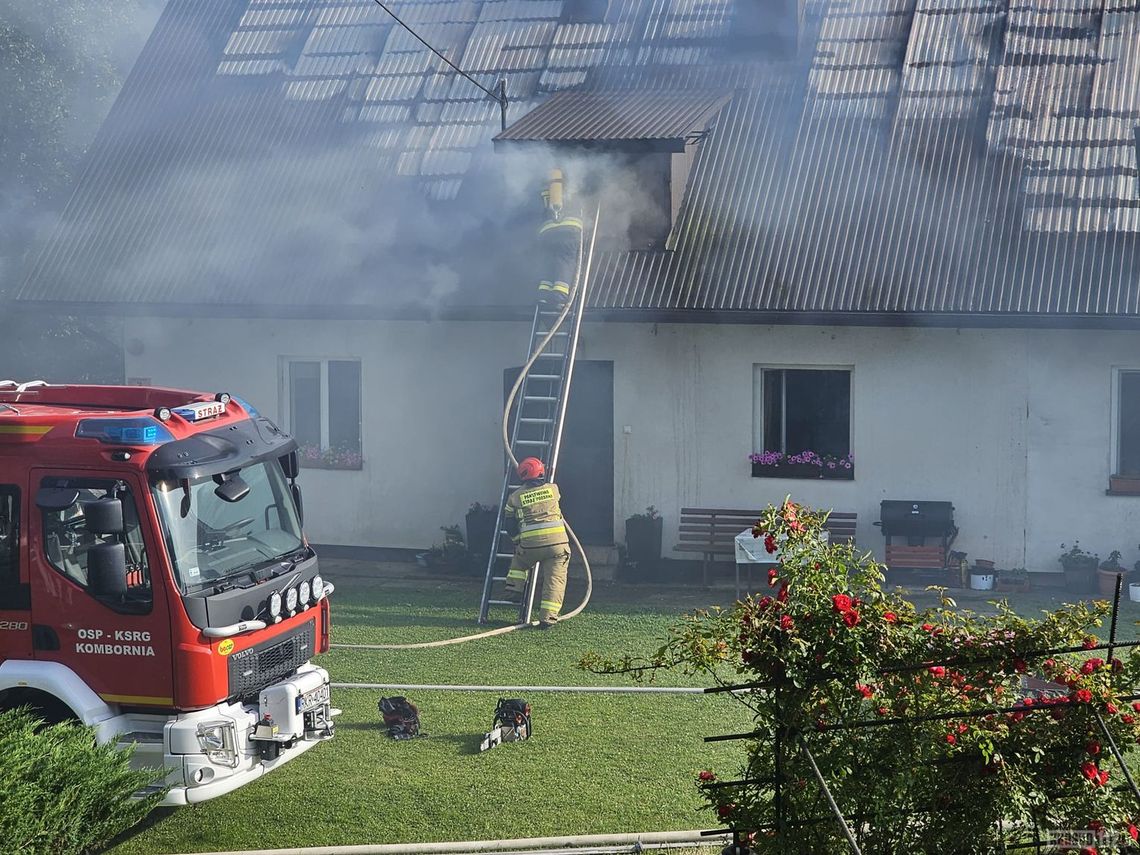 „Dziękujemy za każde serce”. Rodzina z Komborni dziękuje za pomoc po pożarze ich domu