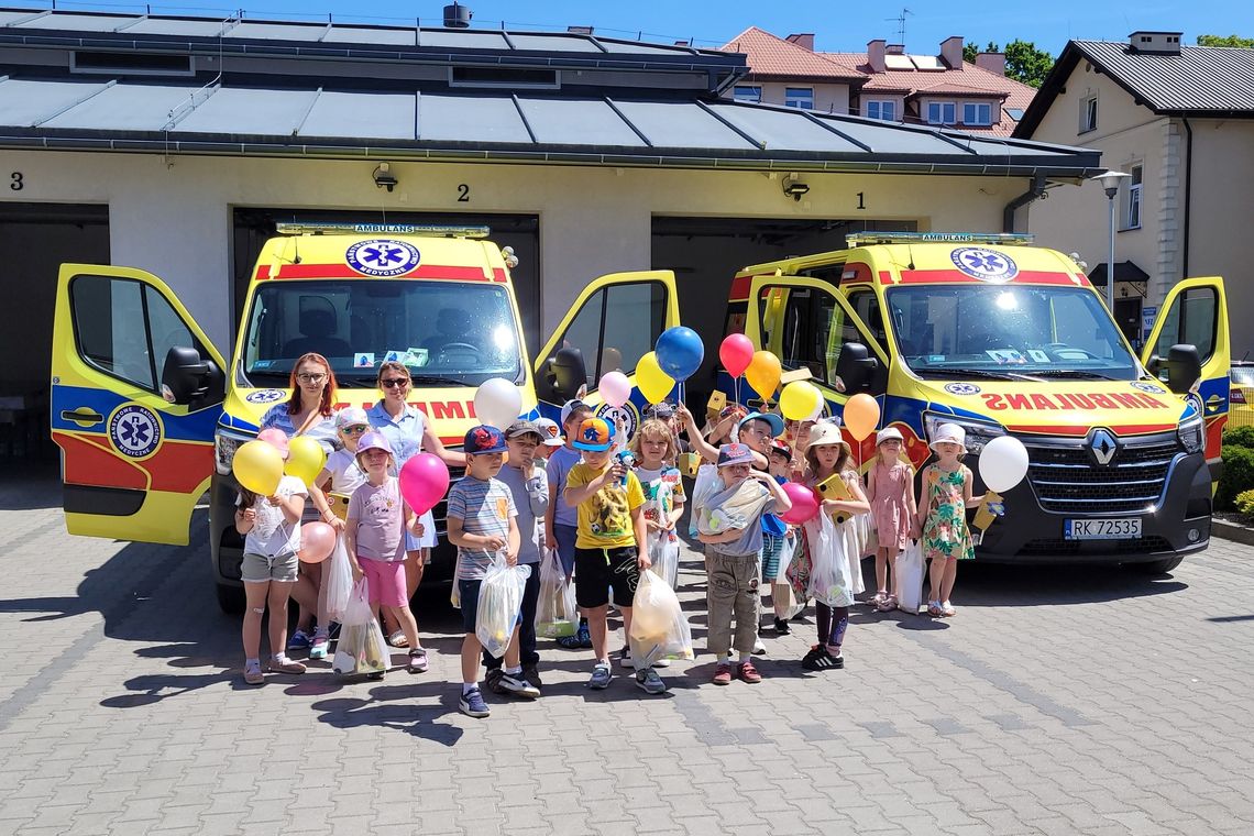 Dzień Dziecka w Samodzielnym Publicznym Pogotowiu Ratunkowym w Krośnie