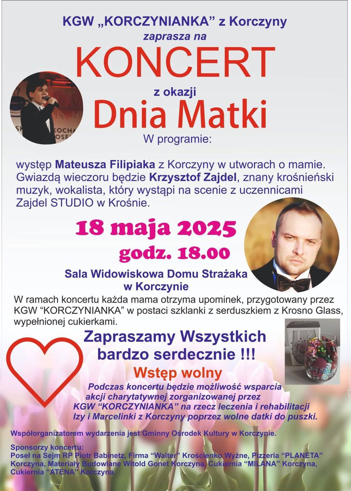 Dzień Matki w Korczynie. Będzie zbiórka dla Marcelinki i Izy