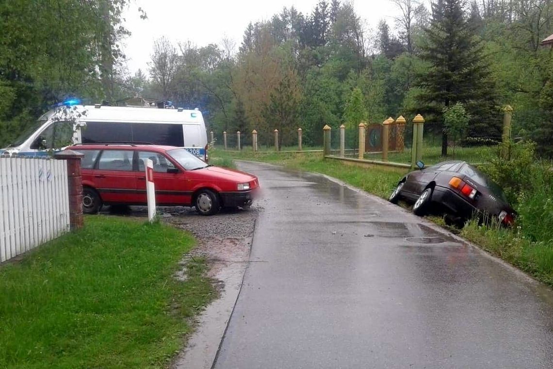 GŁOWIENKA: Pijany kierowca sprawcą kolizji
