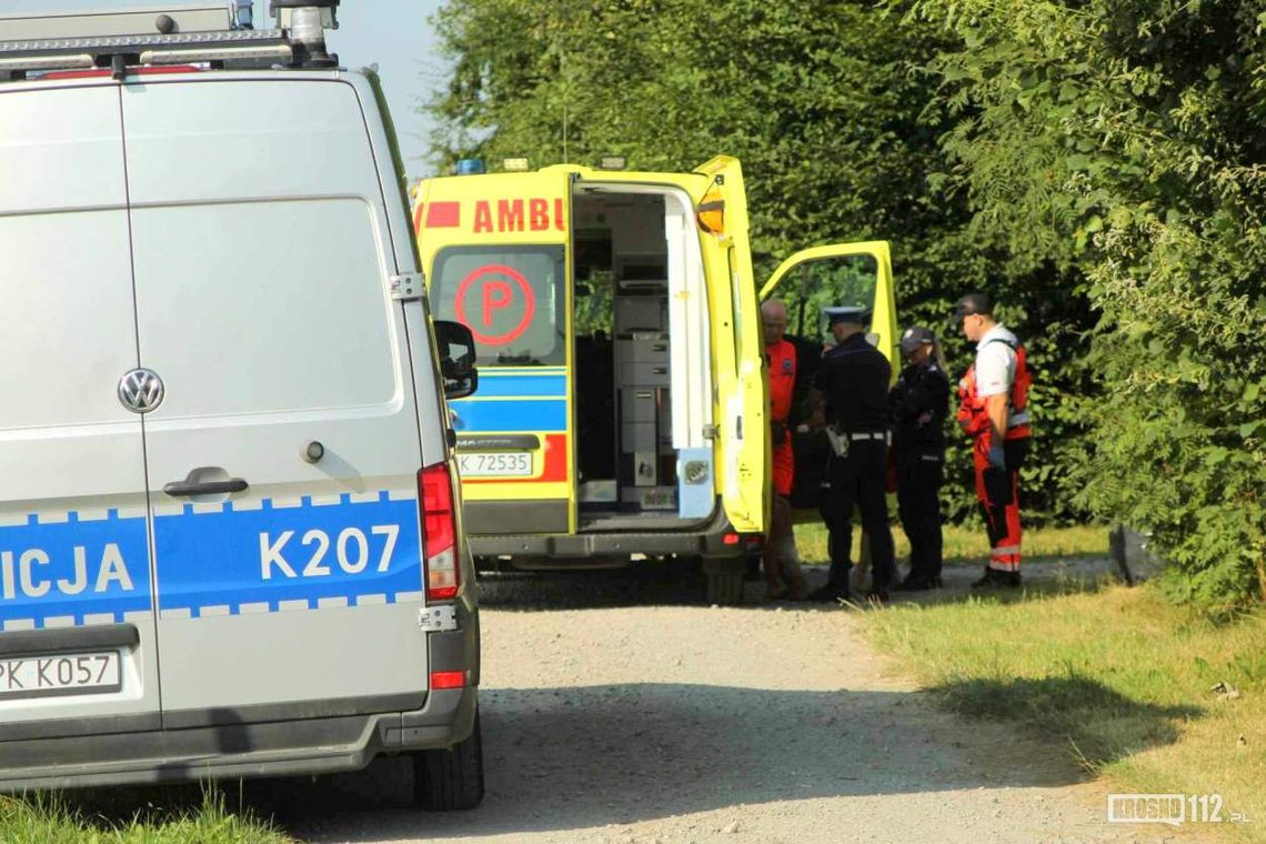 Głowienka. Przewrócił się na motocyklu. Teraz trzeźwieje z kolegą w areszcie