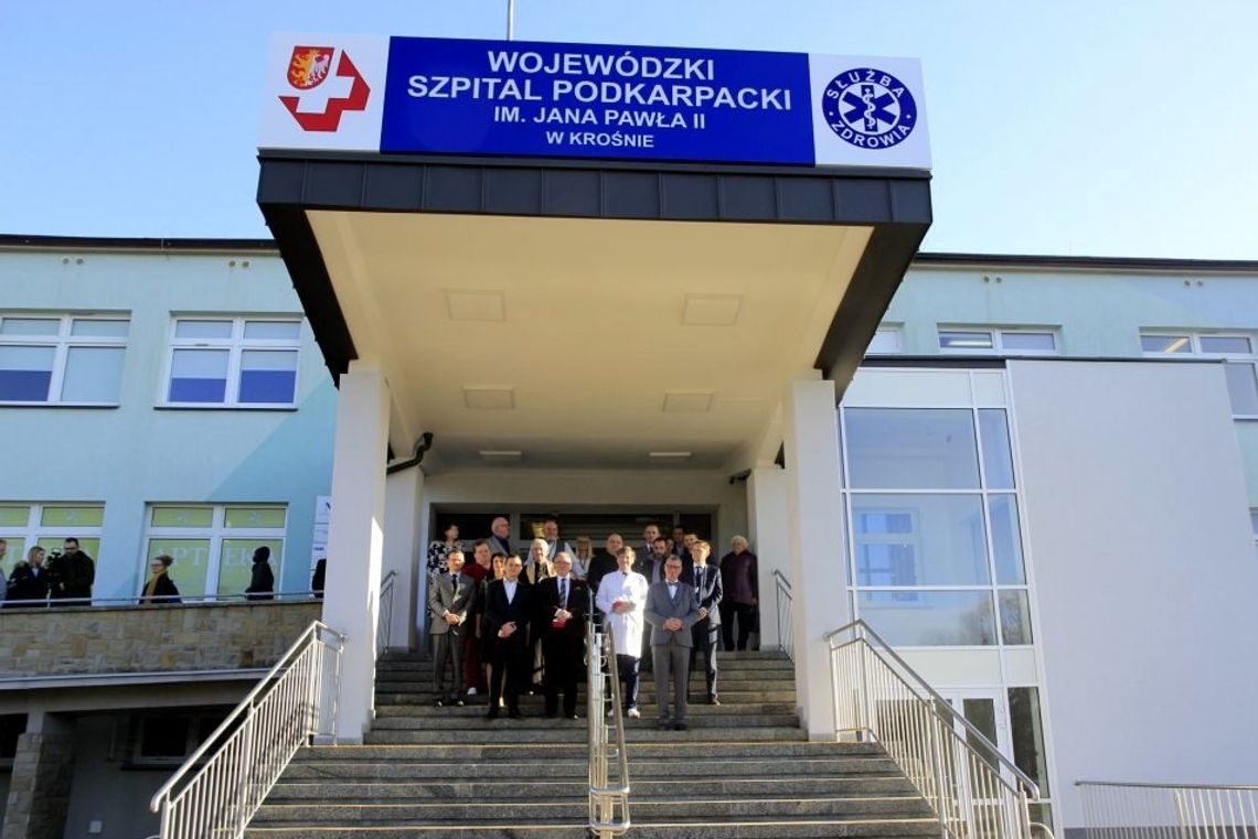 Główne wejście do szpitala wyremontowane. Podsumowanie projektów
