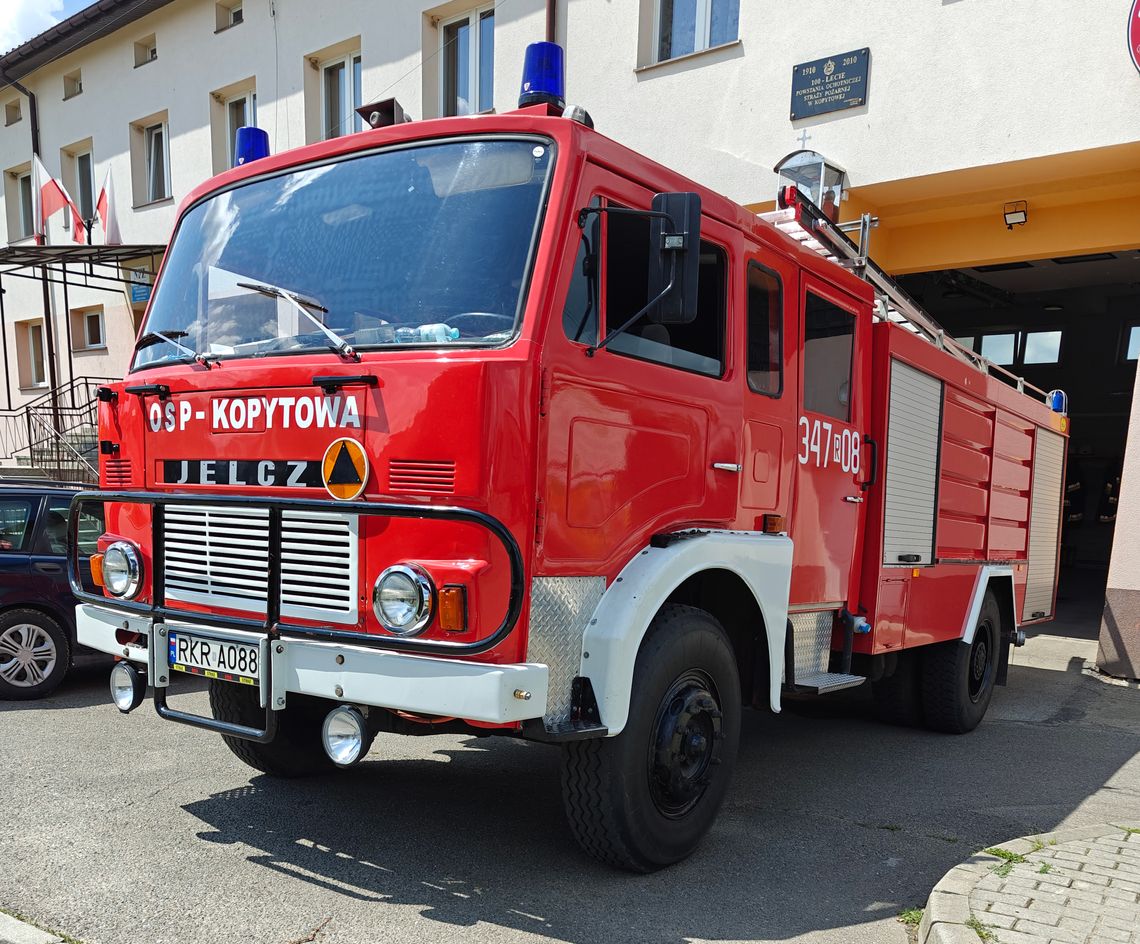 Gmina Chorkówka sprzedaje samochód strażacki JELCZ 325 DS