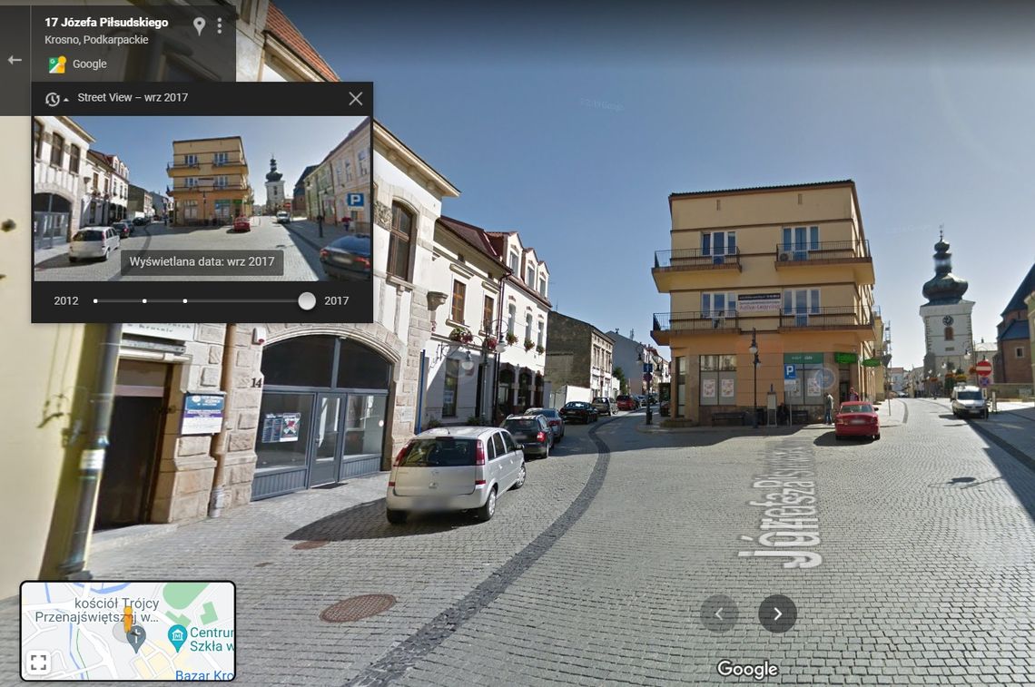 Google Street View w Krośnie zostanie zaktualizowany