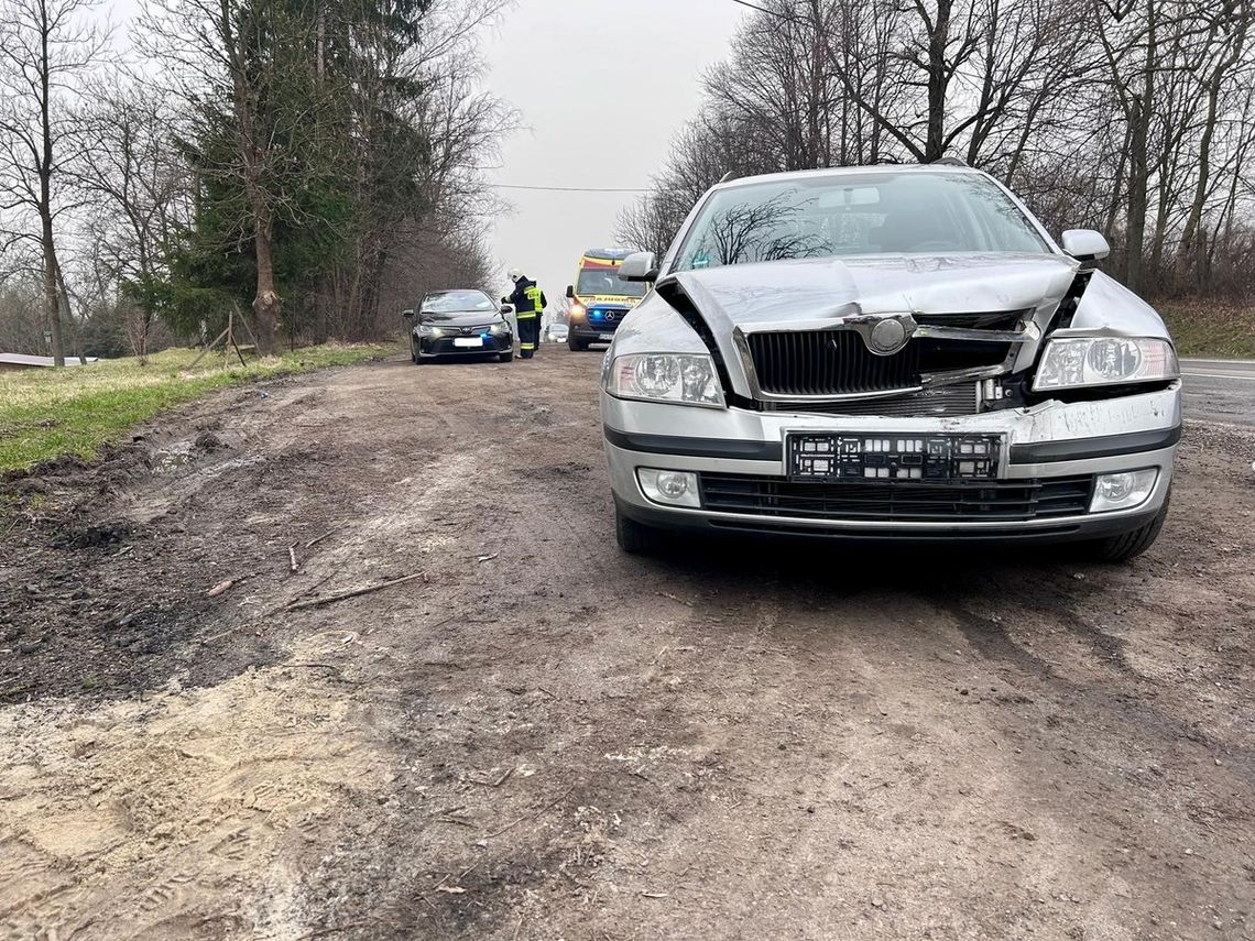 Groźnie wyglądające zdarzenie drogowe w Grabownicy Starzeńskiej