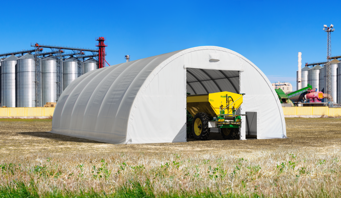 Hale łukowe na kombajny i duże maszyny rolnicze