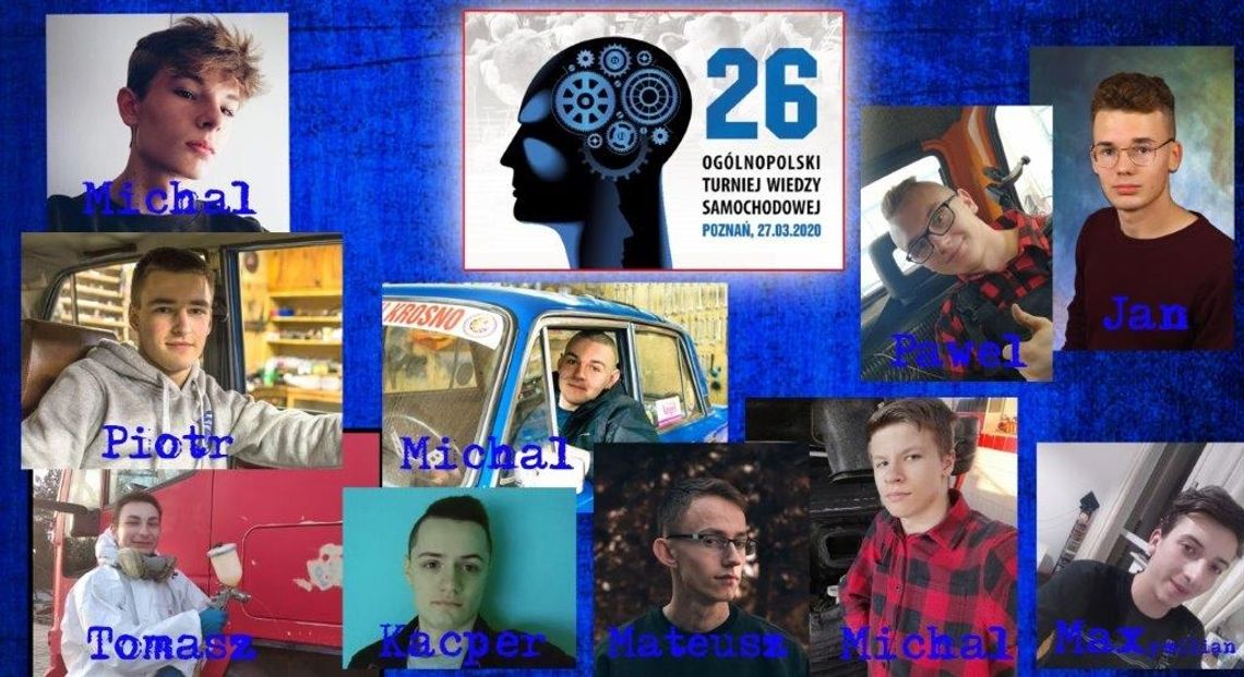 I miejsce krośnieńskiego Mechanika w XXVI Ogólnopolskim Turnieju Wiedzy Samochodowej!
