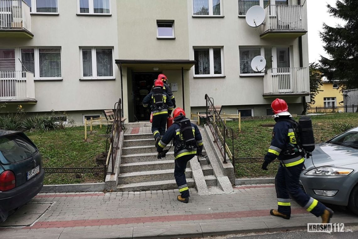 Interwencja plutonu gaśniczego. Na celowniku przypalony obiad