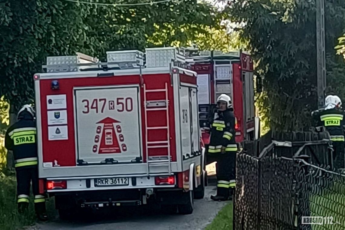 ? Interwencja strażaków w Lubatowej
