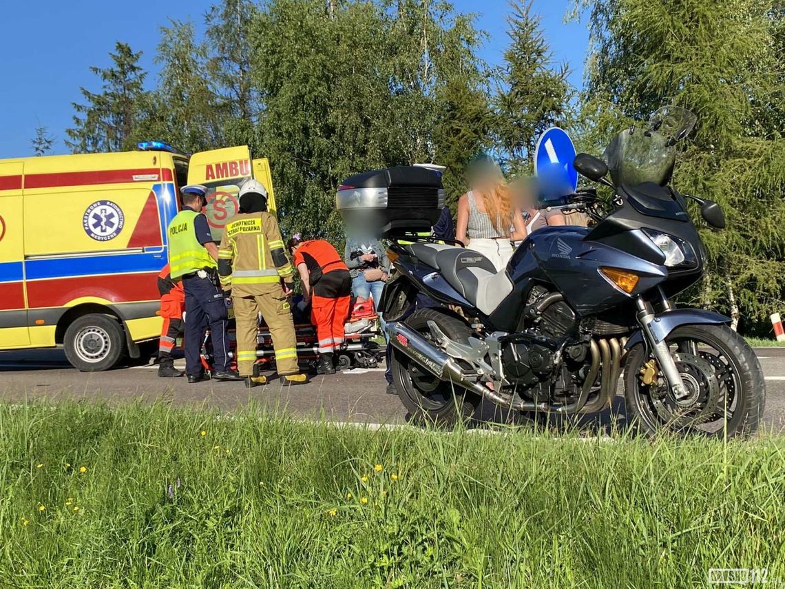 Iskrzynia. Potrącenie motocyklistów na DK19