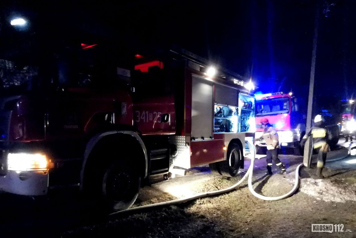 ? Iskrzynia. Pożar tunelu ogrodowego
