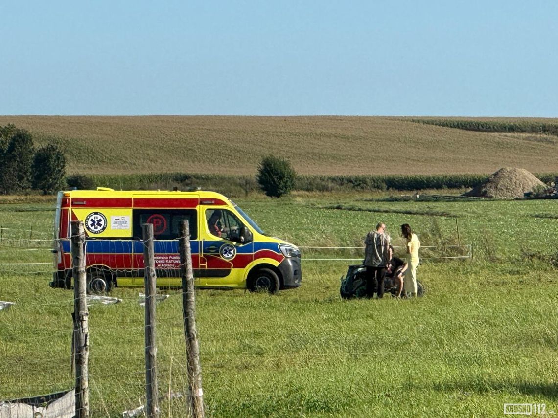 Iwonicz. Wypadek pijanego 39-latka na quadzie