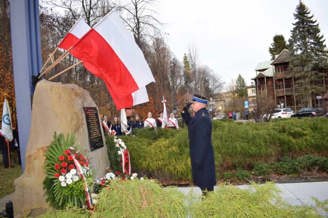 Iwonicz-Zdrój. Powiatowo-gminne obchody Święta Niepodległości