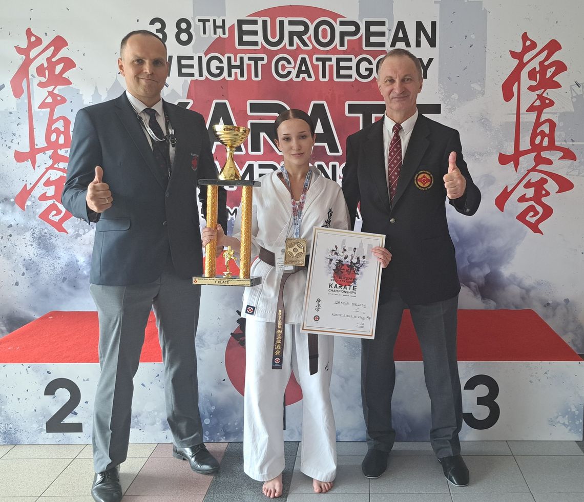 Izabela Mielech wywalczyła Mistrzostwo Europy Karate Kyokushin