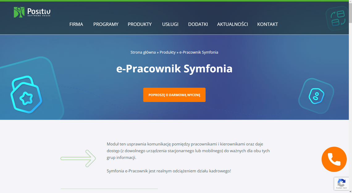 Jakie są główne funkcje Symfonii e-Pracownik?