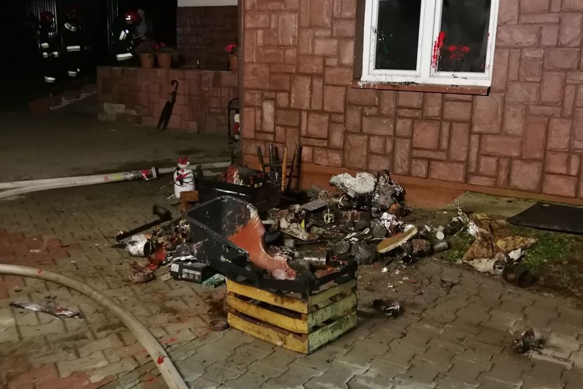 JASIONKA: Pożar kotłowni w budynku mieszkalnym