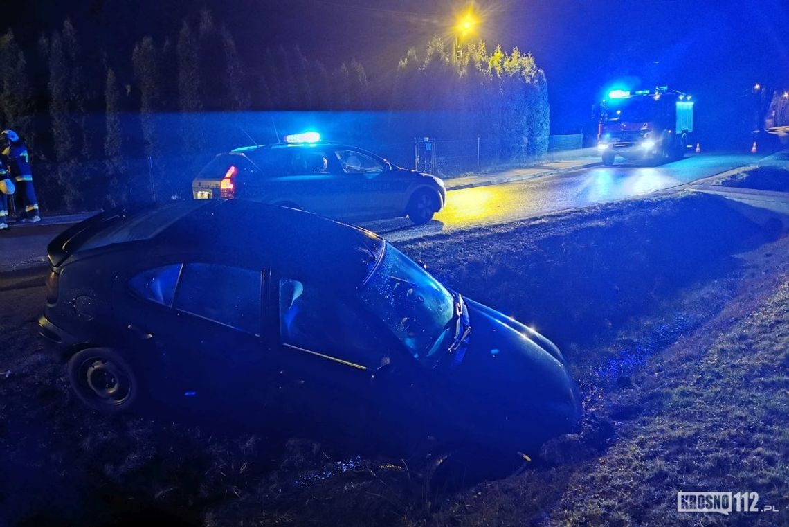 Jazdę zakończyli w rowie. Wypadek w wigilijną noc w Targowiskach