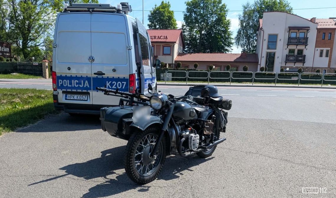 Jechał motocyklem po alkoholu. Stracił prawo jazdy podczas kontroli