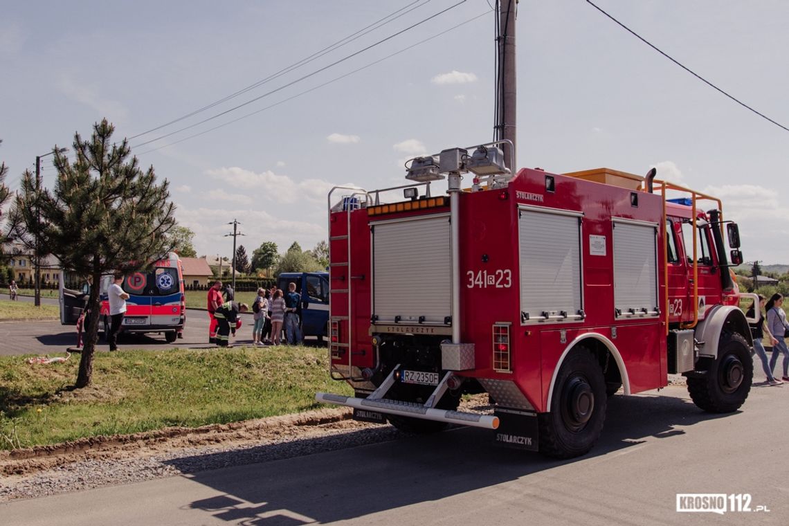 JEDLICZE: Motorowerzysta poszkodowany w zderzeniu z Pandą