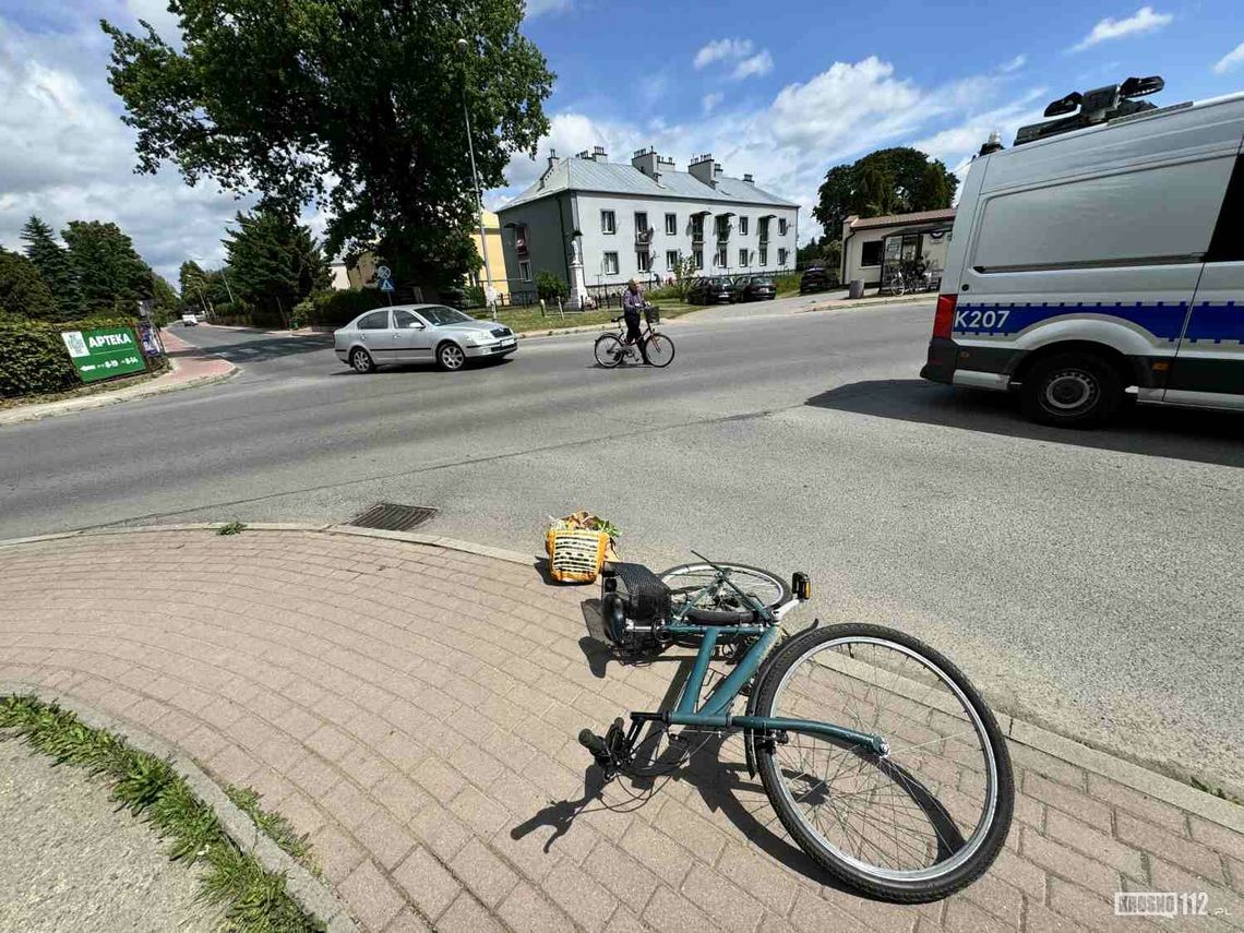 Jedlicze. Potrącenie rowerzystki przez kierowcę Opla