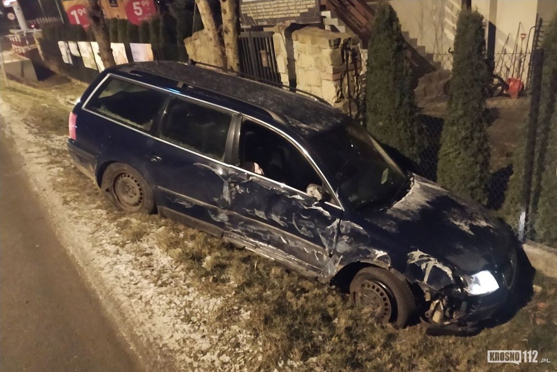 ? Jedlicze. Wjechał do rowu i uciekł. Policjanci go namierzyli po kilku chwilach