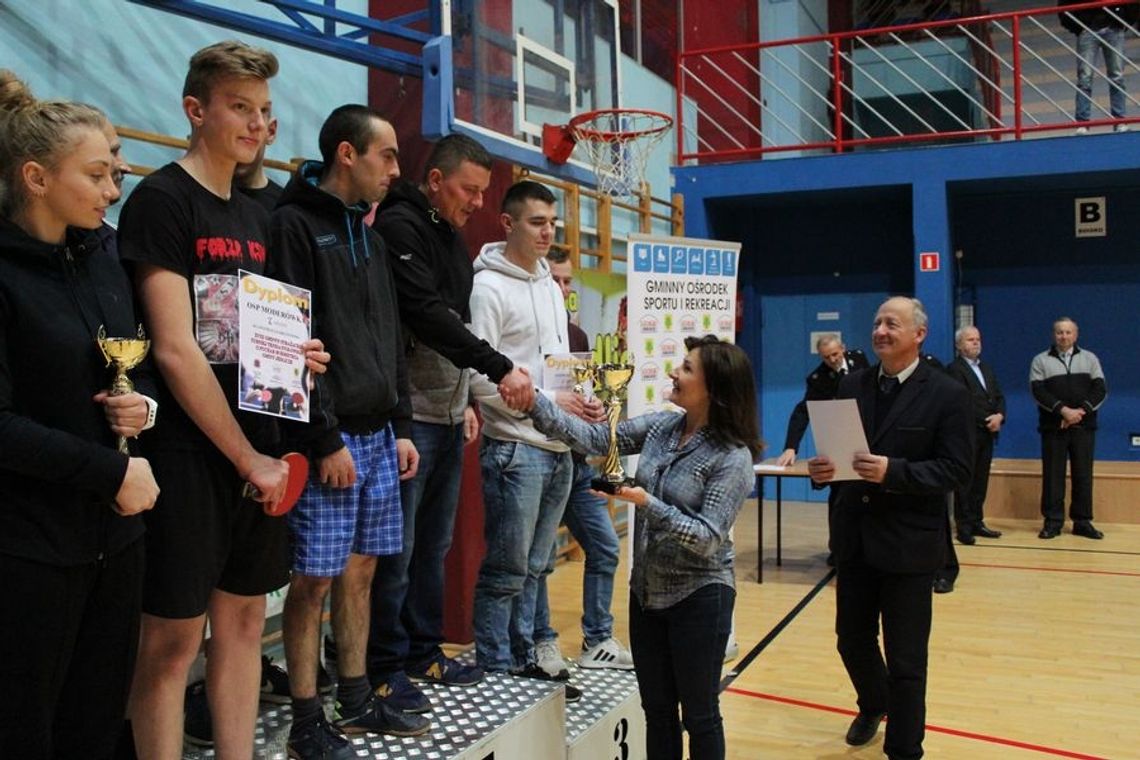 JEDLICZE: XVIII Gminny Strażacki Turniej Tenisa Stołowego