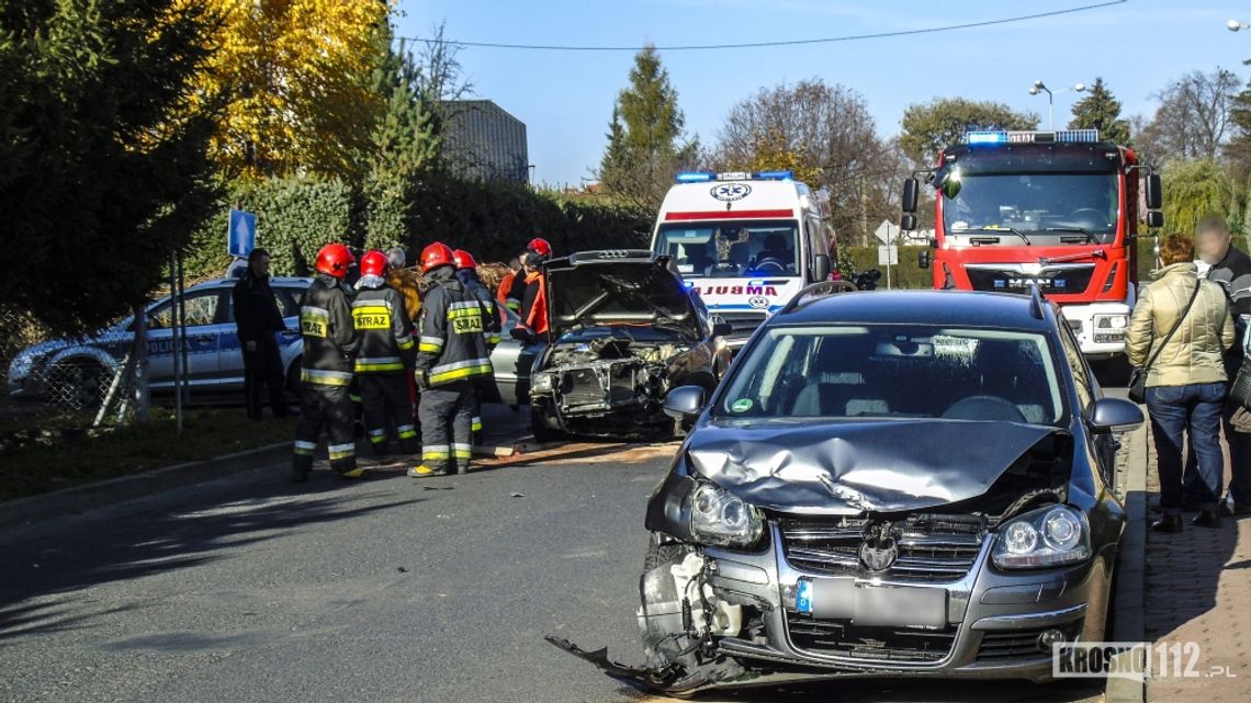 Jedlicze: Zderzenie Volkswagena i Audi