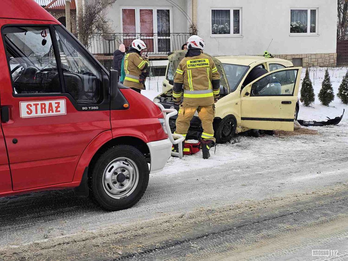 Jedna osoba ranna w zdarzeniu drogowym w Lubatówce