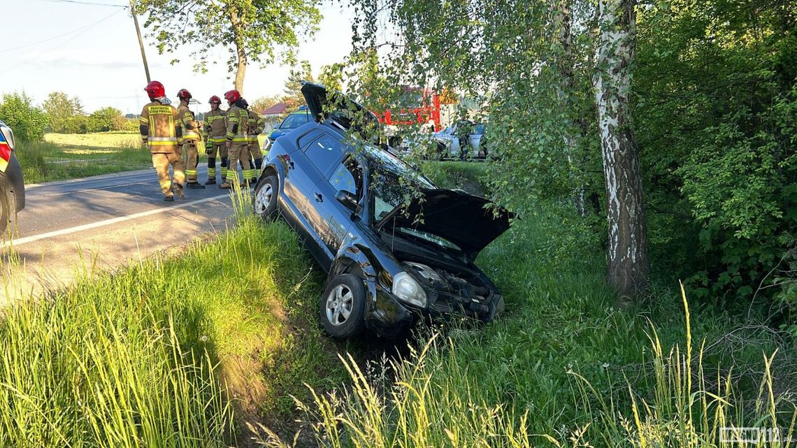 Jedna osoba ranna w zderzeniu samochodów w Miejscu Piastowym Jedna osoba ranna w zderzeniu samochodów w Miejscu Piastowym